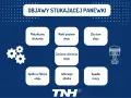 Objawy stukającej panewki: metaliczne stukanie, niski poziom oleju, zły stan oleju, zmiana ciśnienia oleju, opiłki w filtrze oleju, wibracje silnika, spadki mocy.