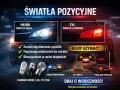 Światła pozycyjne i postojowe: białe z przodu, czerwone z tyłu. Zwiększają widoczność i bezpieczeństwo na drodze.