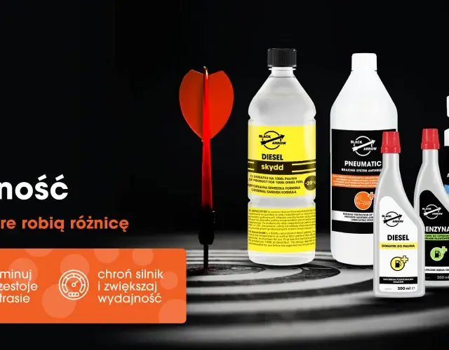 Szukasz idealnego dodatku do diesla common rail? Wypróbuj Black Arrow Diesel Skydd, który chroni silnik i zwiększa jego wydajność.
