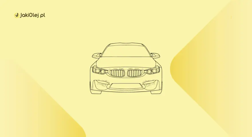Szkic BMW z przodu. Dowiedz się, jaki olej do n47.