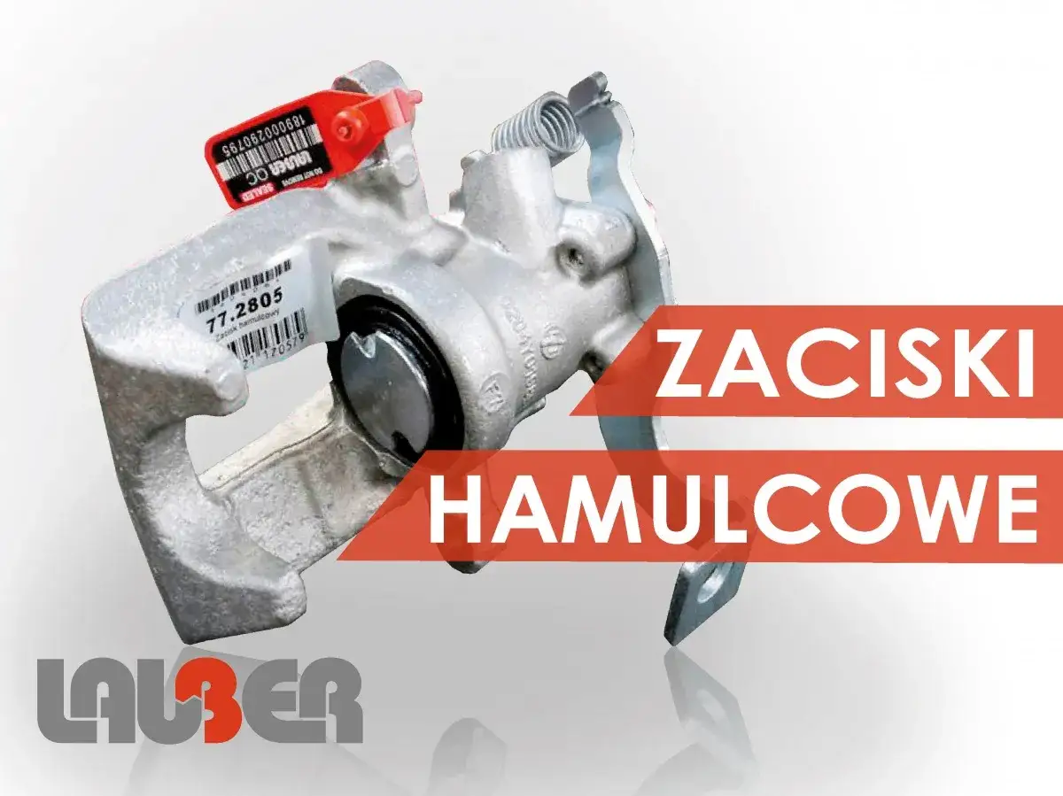 Zacisk hamulcowy Lauber z plombą QC. Pytasz, jaki smar do tłoczków hamulcowych? Ten element jest gotowy do montażu.